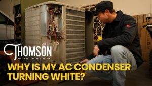 AC Condenser Turning White