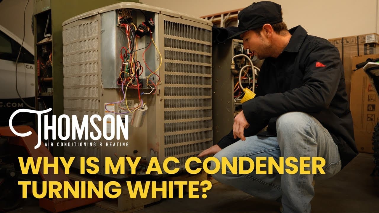 AC Condenser Turning White